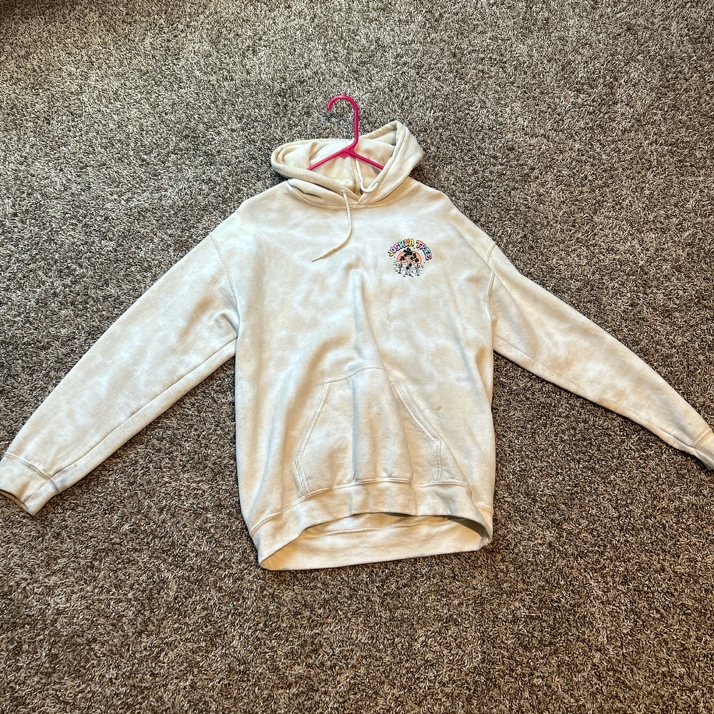 White And Cream Joshua Tree Hoodie